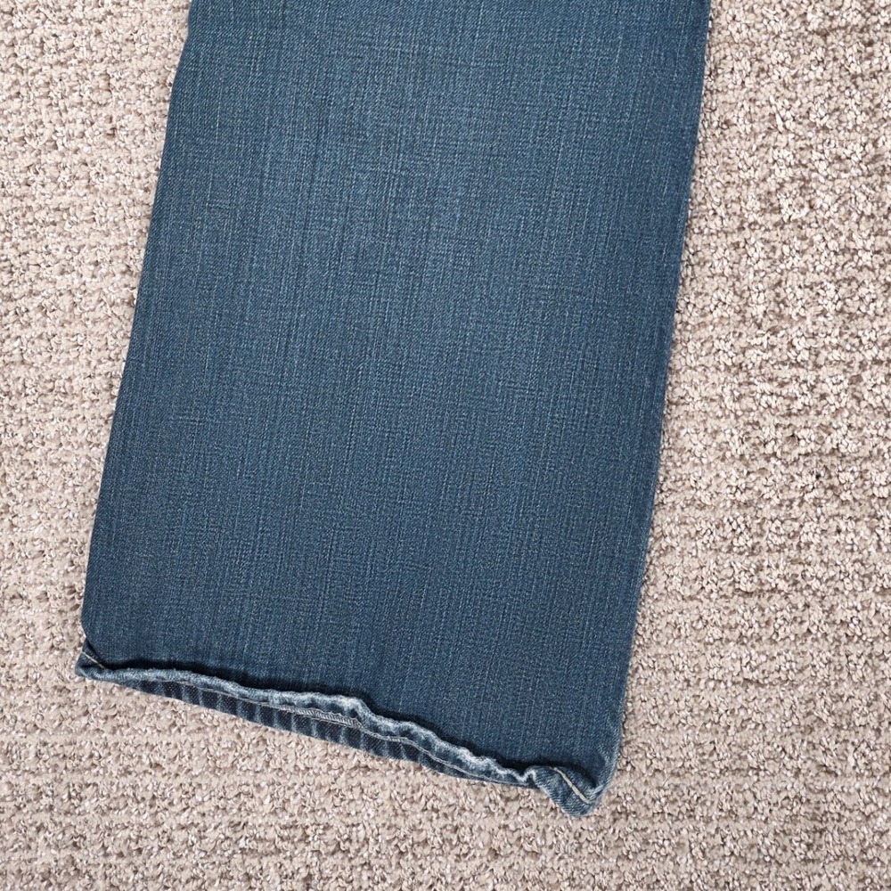 BKE Fulton Mens Bootcut Jeans Blue Denim Size 30x32 Distressed Pocket Details - Picture 7 of 10